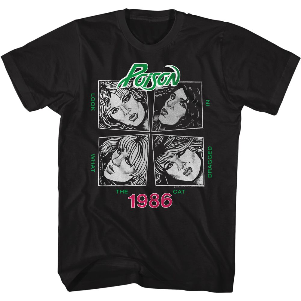 Black Poison t-shirt featuring a Sketched Poison design