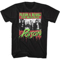 Black Poison t-shirt featuring a Flesh Blood 2 design