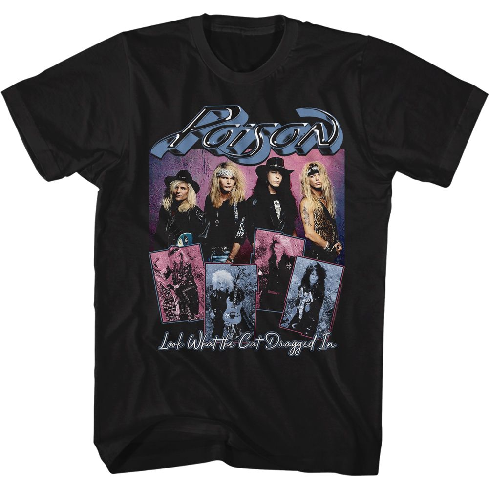 Black Poison t-shirt featuring a Look What… design