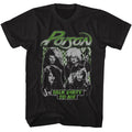 Black Poison t-shirt featuring a Talk Dirty to Me Band Photos design