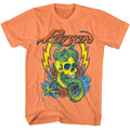 Cantaloupe Poison t-shirt featuring a Snake Skull design