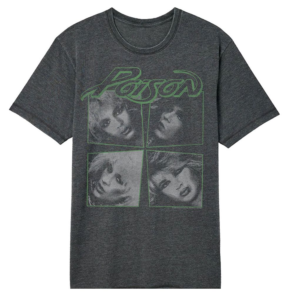 Poison Vintage Wash T-Shirt - I Want Action Four Photos