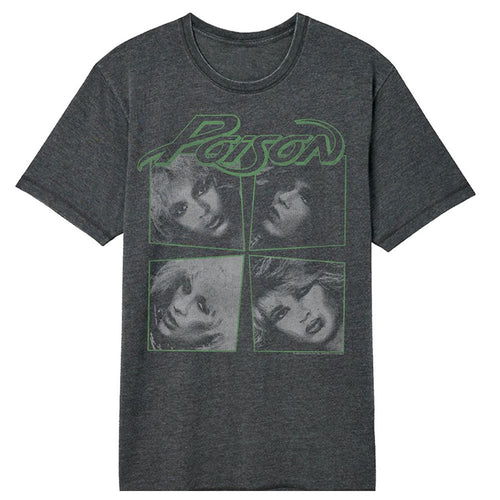 Poison Vintage Wash T-Shirt - I Want Action Four Photos