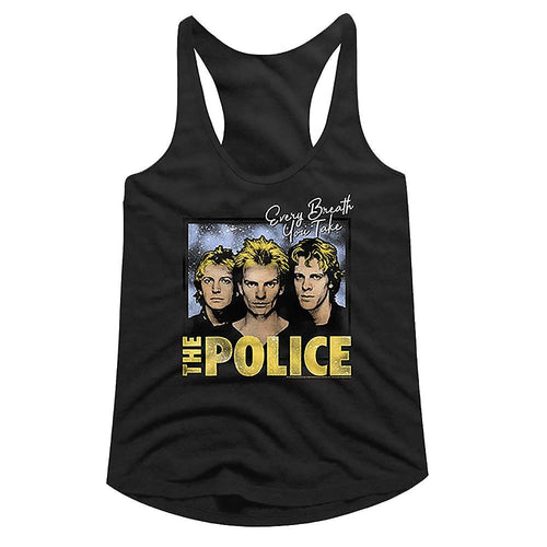 The Police Ladies Racerback - Every Breath You Take