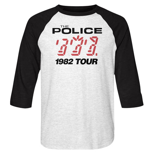 The Police 3/4 Raglan - 1982 Tour