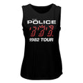 The Police Ladies Muscle Tank - 82 Tour Dates