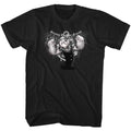 Black Popeye t-shirt featuring a Popeye SP design