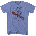 Light Blue Heather Popeye t-shirt featuring a Popeye Regulator design