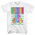 White Popeye t-shirt featuring a Pop-Tri design