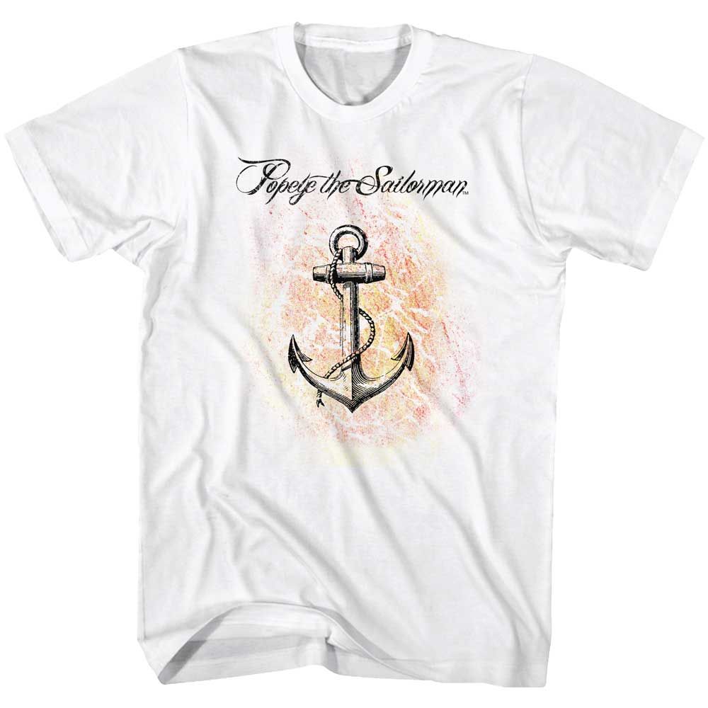 White Popeye t-shirt featuring a Poptart design