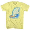 Yellow Heather Popeye t-shirt featuring a Sailin On design