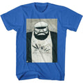 Royal Blue Popeye t-shirt featuring a Crazy Brut design