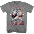 Graphite Heather Popeye t-shirt featuring a Yam American design