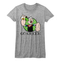Popeye Ladies T-Shirt - Go Green