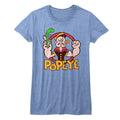 Popeye Ladies T-Shirt - Spinach Alt