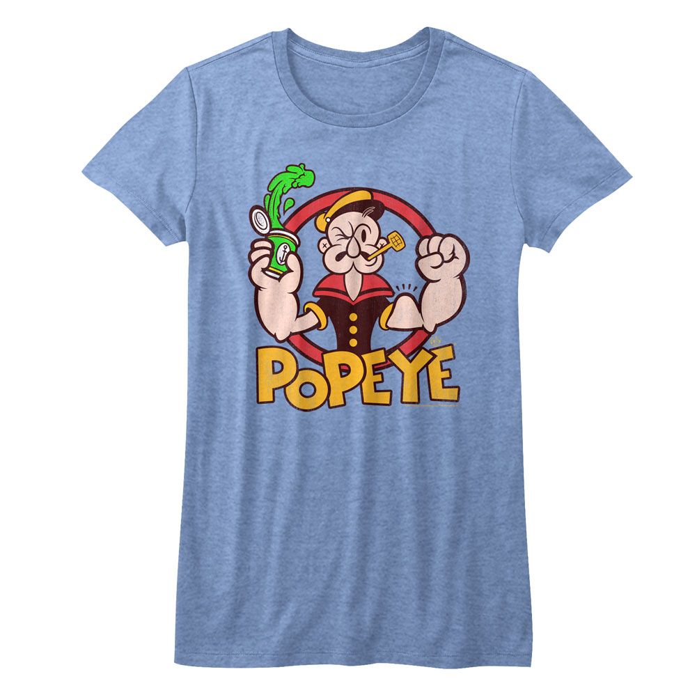 Popeye Ladies T-Shirt - Spinach Alt