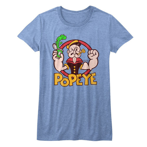 Popeye Ladies T-Shirt - Spinach Alt