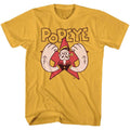Ginger Popeye t-shirt featuring a Popeye Arms design
