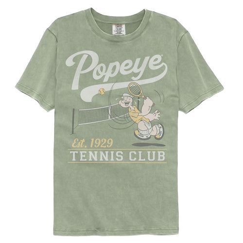 Popeye Comfort Colors T-Shirt - Tennis Club Est 1929