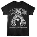 Black Popeye t-shirt featuring a Popeye Legend design