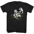 Black Popeye t-shirt featuring an I Yam design