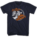 Navy Popeye t-shirt featuring a Gun Show design