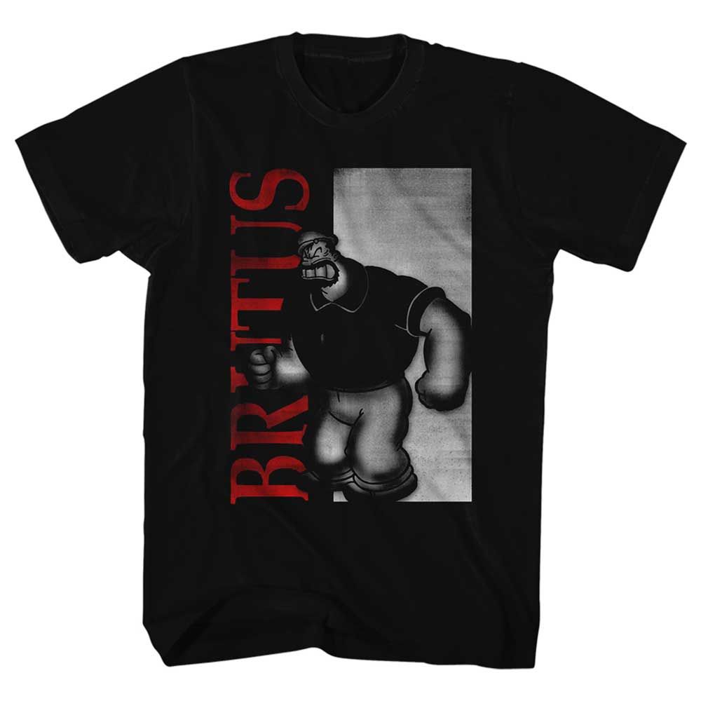 Black Popeye t-shirt featuring a Scar Brutus design