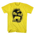 Yellow Popeye t-shirt featuring a That's Funny design
