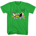 Kelly Green Popeye t-shirt featuring a Popeye Punch design