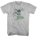 Gray Heather Popeye t-shirt featuring an Open a Can design