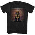 Black Popeye t-shirt featuring a Serious Popeye design