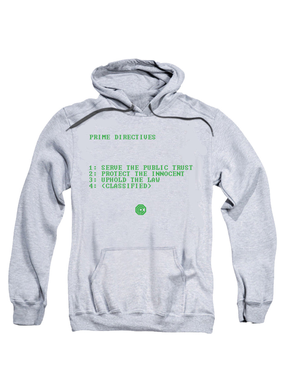 Gray Prime Directives Hoodie