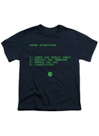 Navy Prime Directives Youth/Toddler T-Shirt