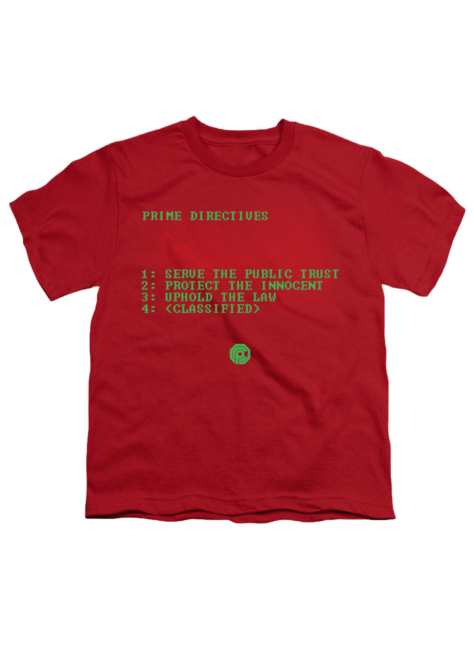 Red Prime Directives Youth/Toddler T-Shirt