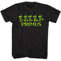 Black Primus t-shirt featuring a Dancing Skeeters design