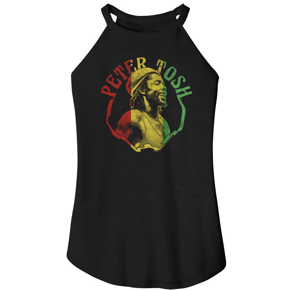Peter Tosh Ladies Rocker Tank - Rasta Colors