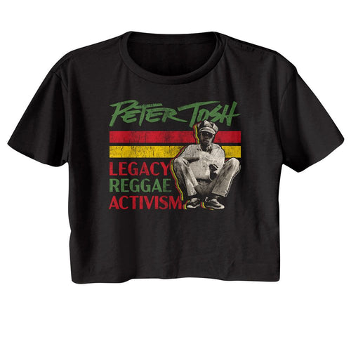 Peter Tosh Ladies Crop Top - Legacy Reggae Activism