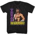 Black Powertown t-shirt featuring a Texas Warrior design
