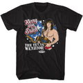 Black Powertown t-shirt featuring a Kerry Von Erich Texas design