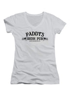 White Paddy's Irish Pub Juniors V-Neck T-Shirt