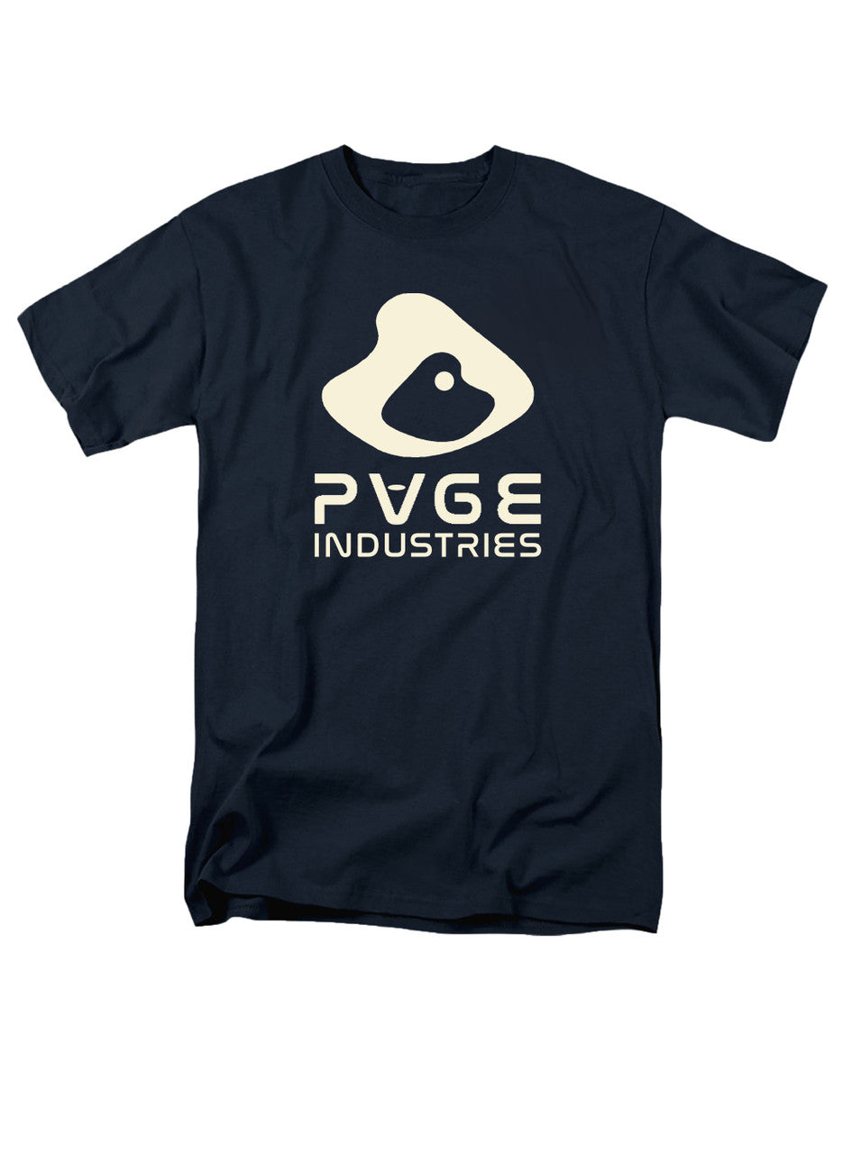 Navy Page Industries T-Shirt