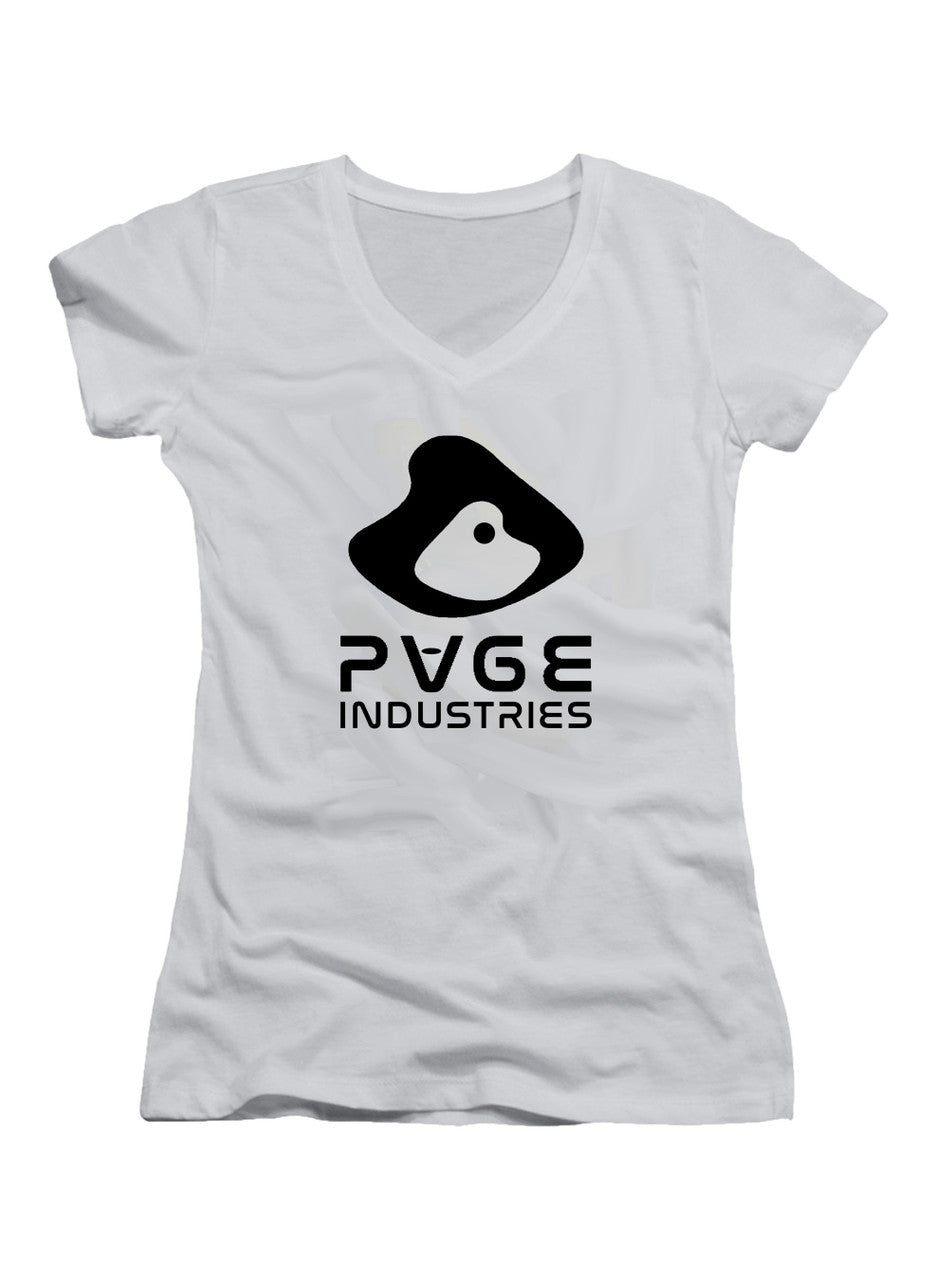 White Page Industries Juniors V-Neck T-Shirt