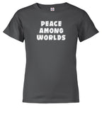Charcoal Peace Among Worlds Youth/Toddler T-Shirt