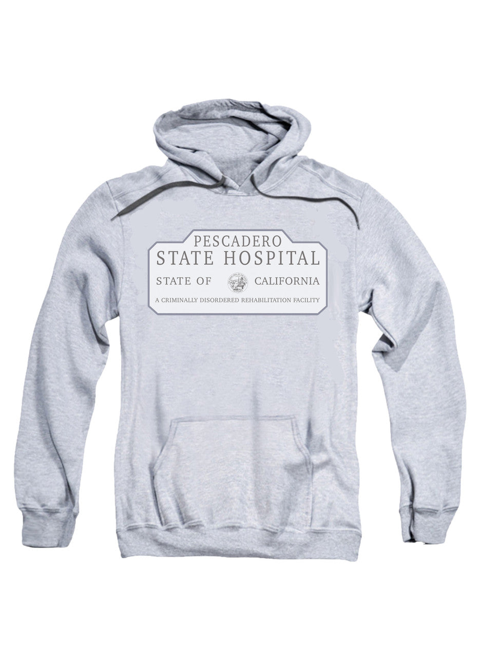 Gray Pescadero State Hospital Hoodie