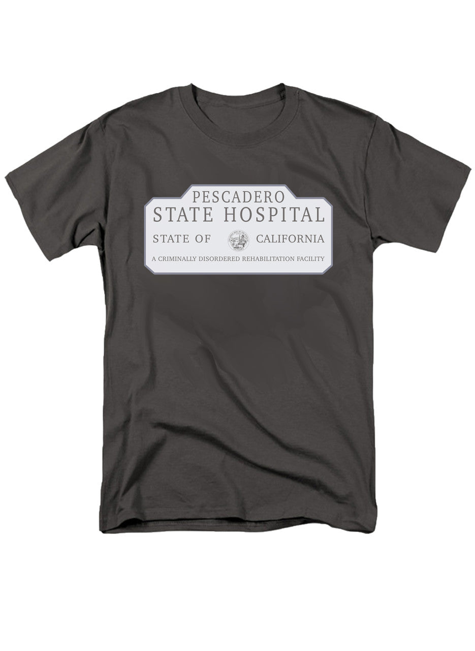 Charcoal Pescadero State Hospital T-Shirt