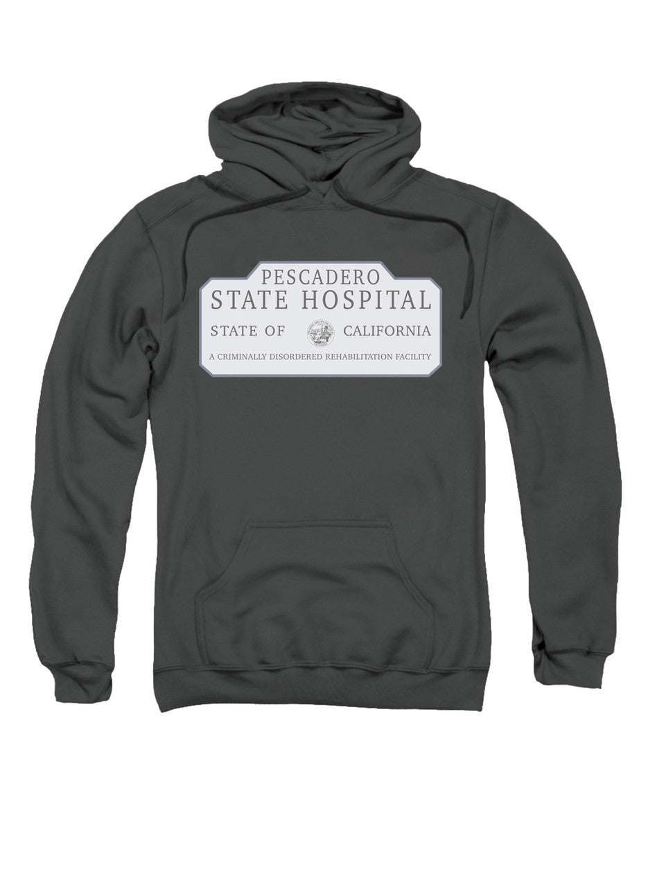 Charcoal Pescadero State Hospital Hoodie