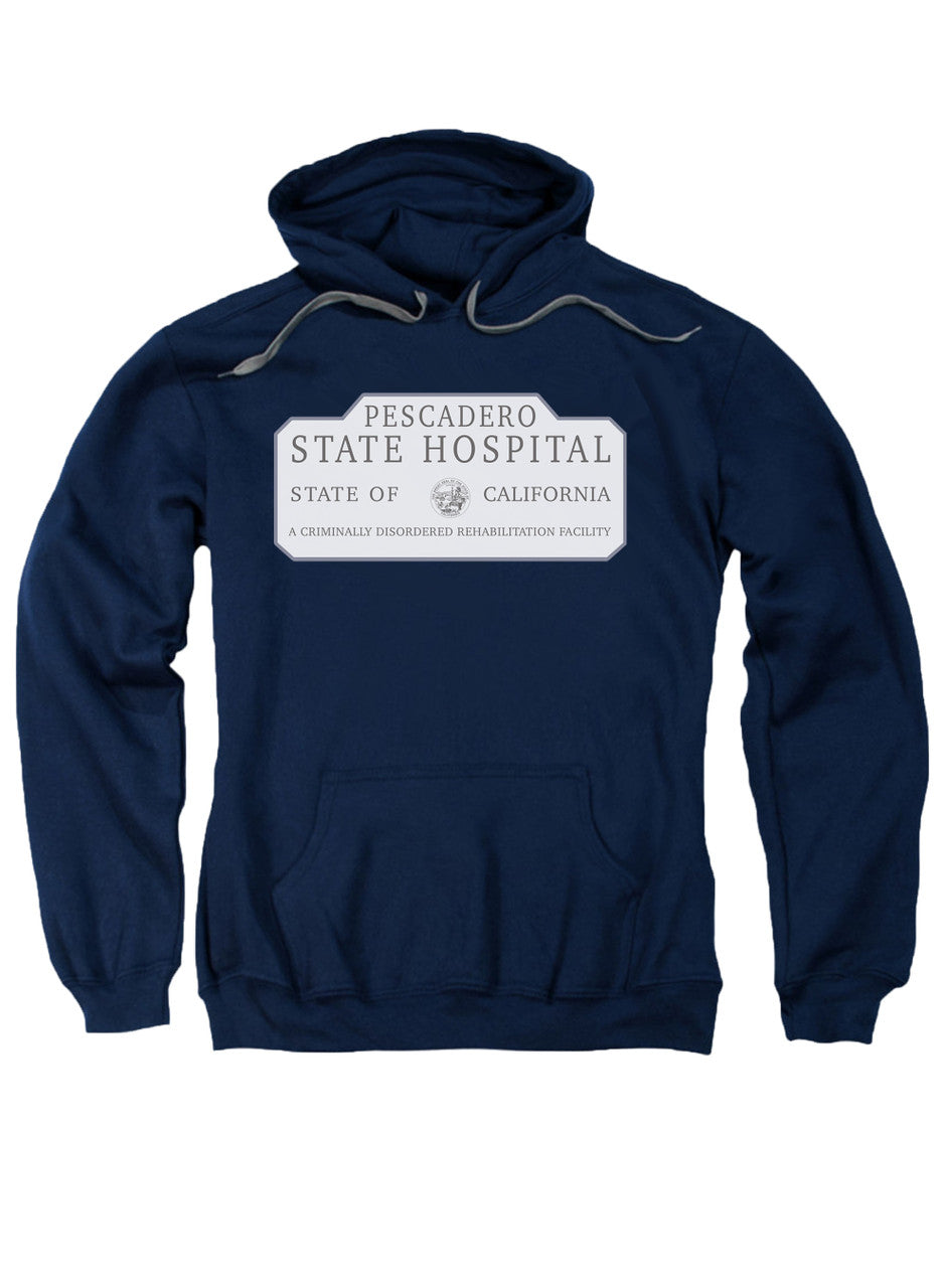 Navy Pescadero State Hospital Hoodie