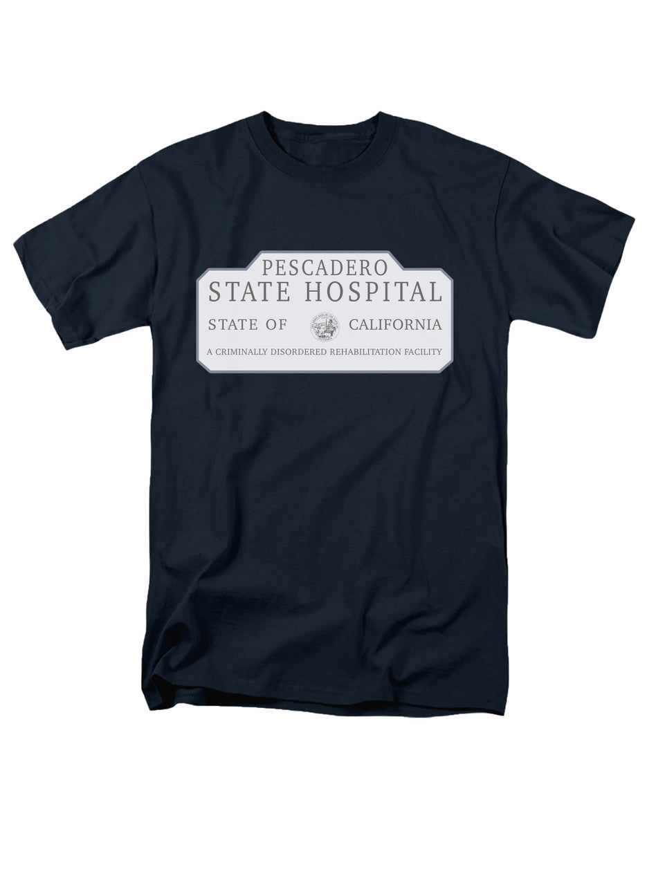 Navy Pescadero State Hospital T-Shirt