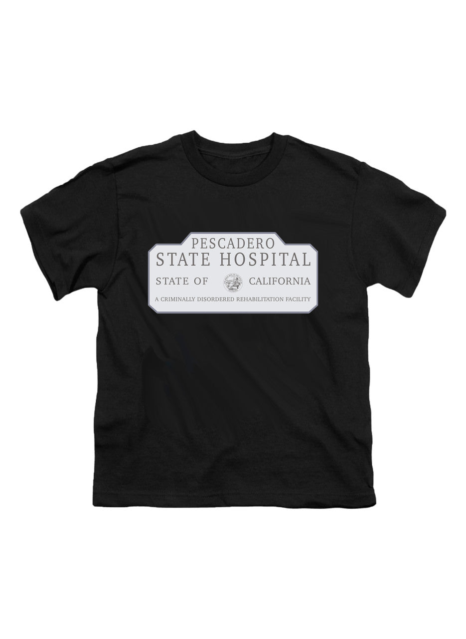 Black Pescadero State Hospital Youth/Toddler T-Shirt
