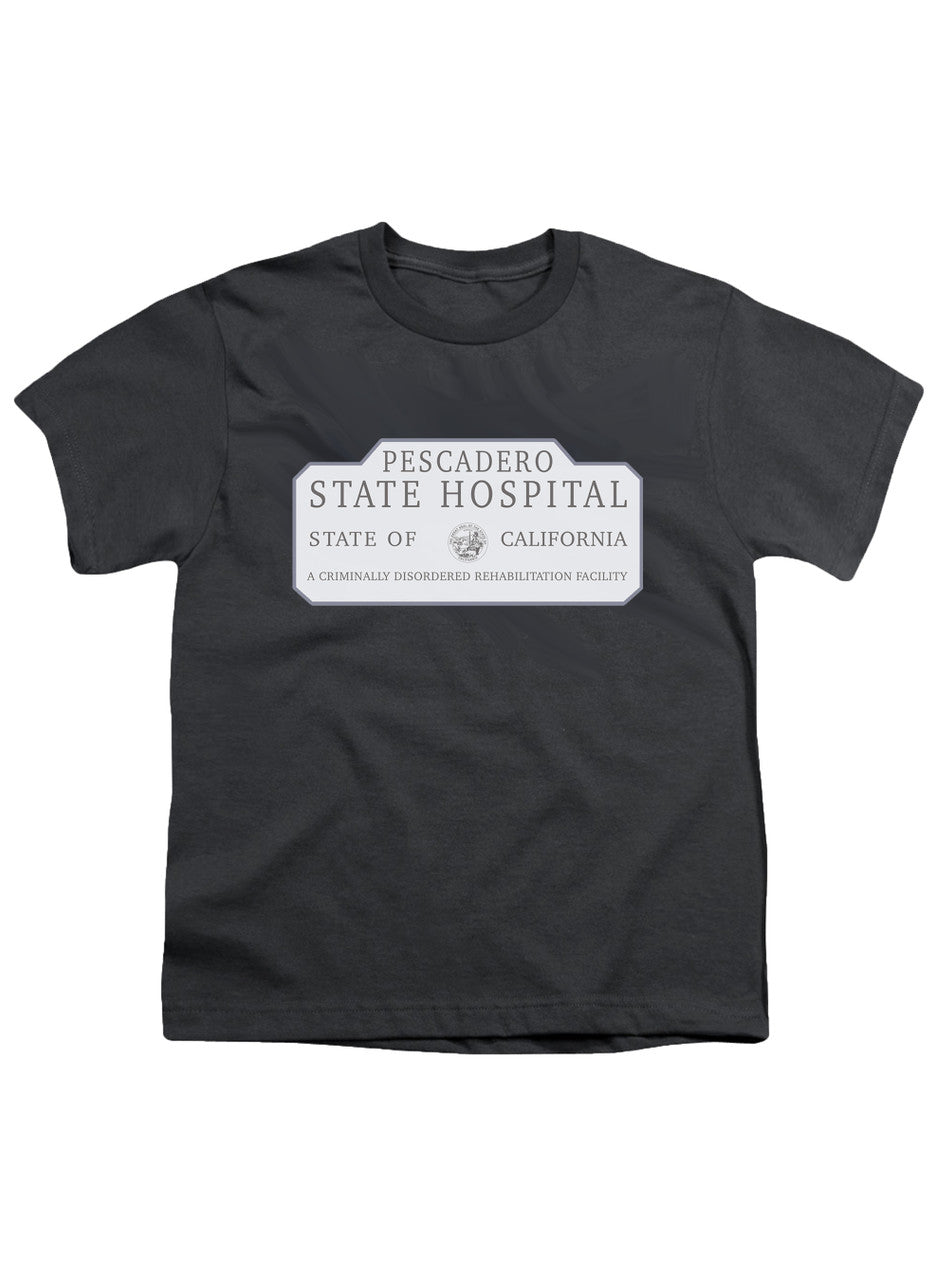Charcoal Pescadero State Hospital Youth/Toddler T-Shirt
